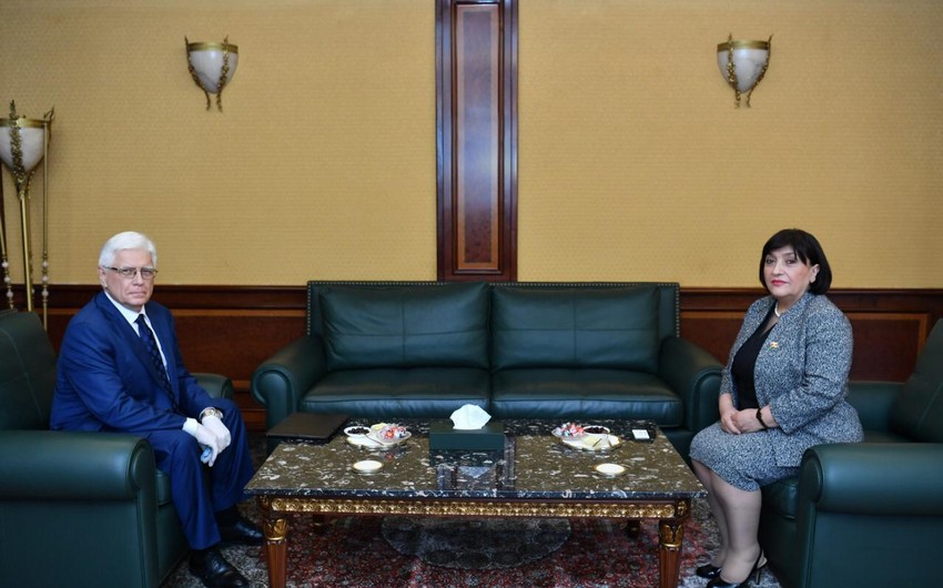 Sahibə Qafarova Rusiyanın Azərbaycandakı səfirini qəbul edib
