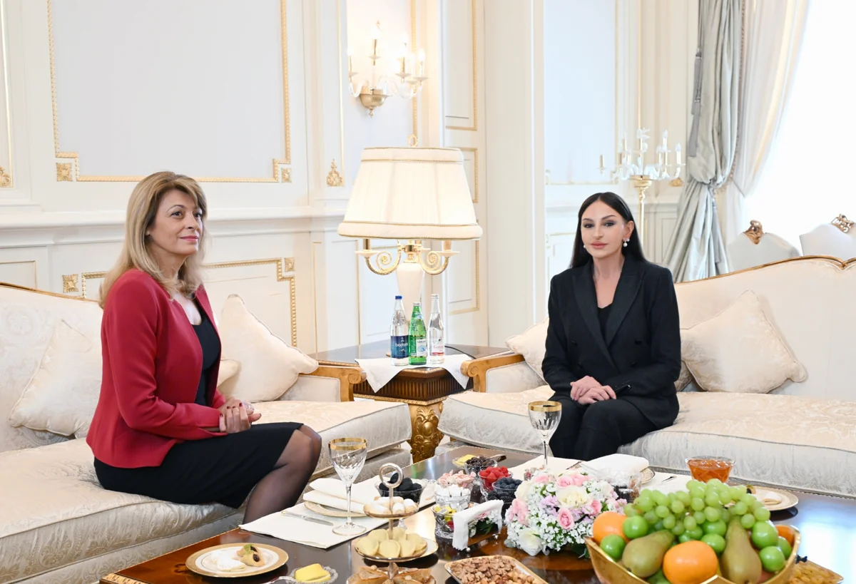 First ladies of Azerbaijan, Bulgaria hold meeting