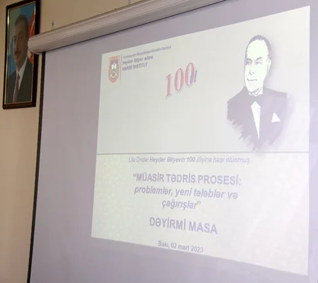 Event held at Military Institute, named after Heydar Aliyev