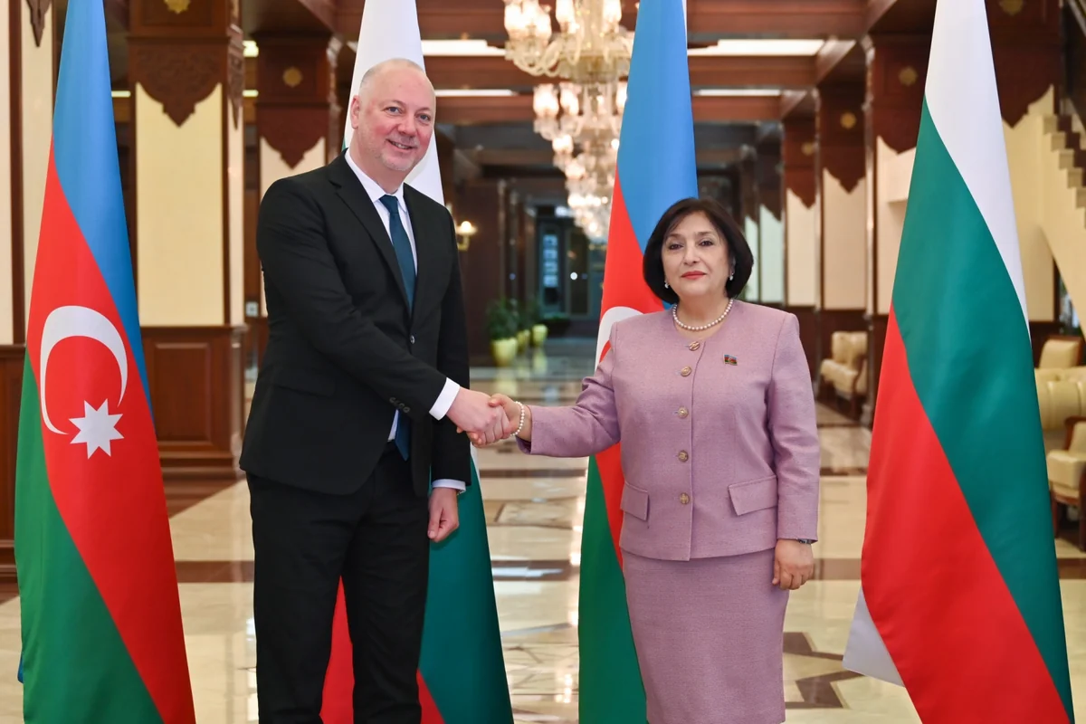Sahibə Qafarova bolqarıstanlı həmkarı ilə görüşüb