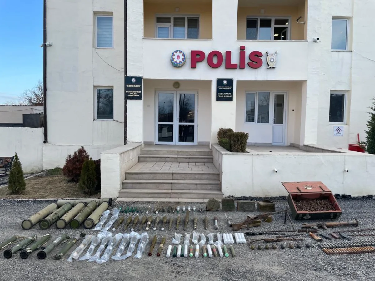 В Шуше обнаружены боеприпасы