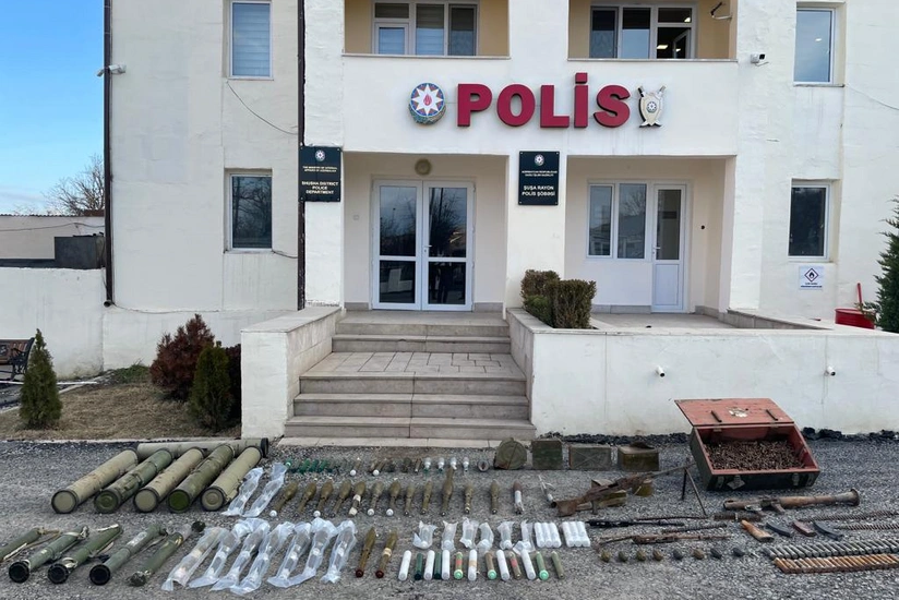 Şuşada silah-sursat aşkarlanıb