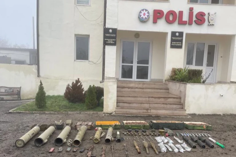 Şuşada silah-sursat aşkar edilib