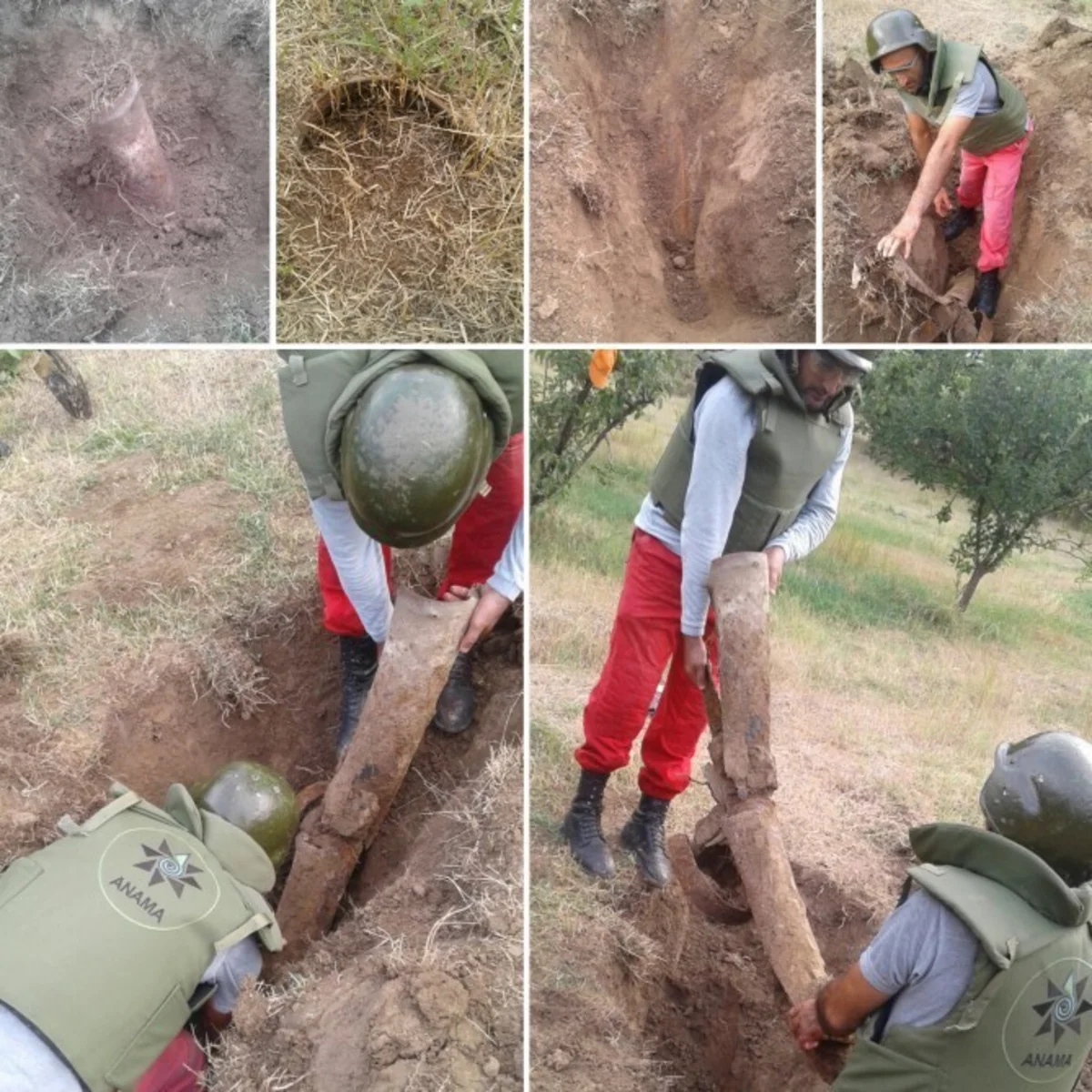 Ağstafa rayonunda bir ədəd partlamamış raket tapılıb