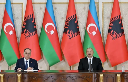Azərbaycan və Albaniya prezidentləri mətbuata bəyanatlarla çıxış ediblər - YENİLƏNİB