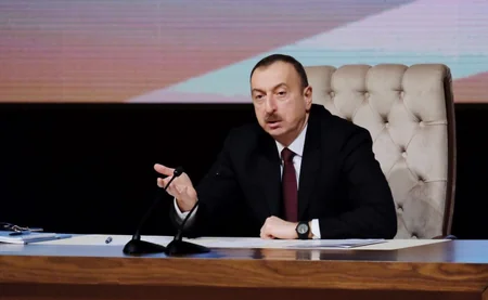 Prezident İlham Əliyev regionların sosial-iqtisadi inkişafı proqramının icrasının ilk ilinin yekunlarına həsr olunan konfransda iştirak edib