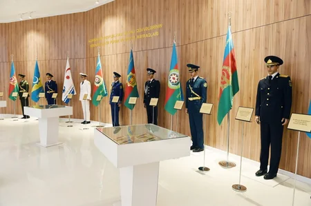 Prezident İlham Əliyev və birinci xanım Mehriban Əliyeva Şəkidə Bayraq Muzeyinin açılışında iştirak ediblər