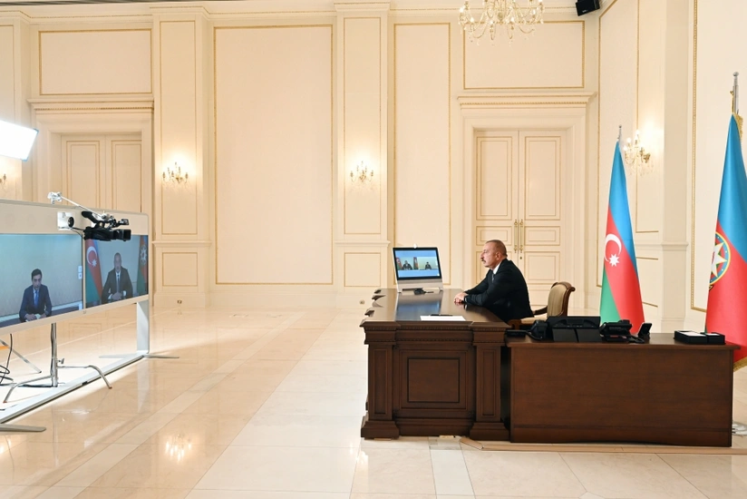 Prezident İlham Əliyev Fərid Qayıbovu gənclər və idman naziri təyin olunması ilə əlaqədar qəbul edib