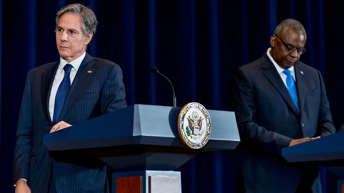 ABŞ dövlət katibi və müdafiə naziri Kiyevdə səfərdədir