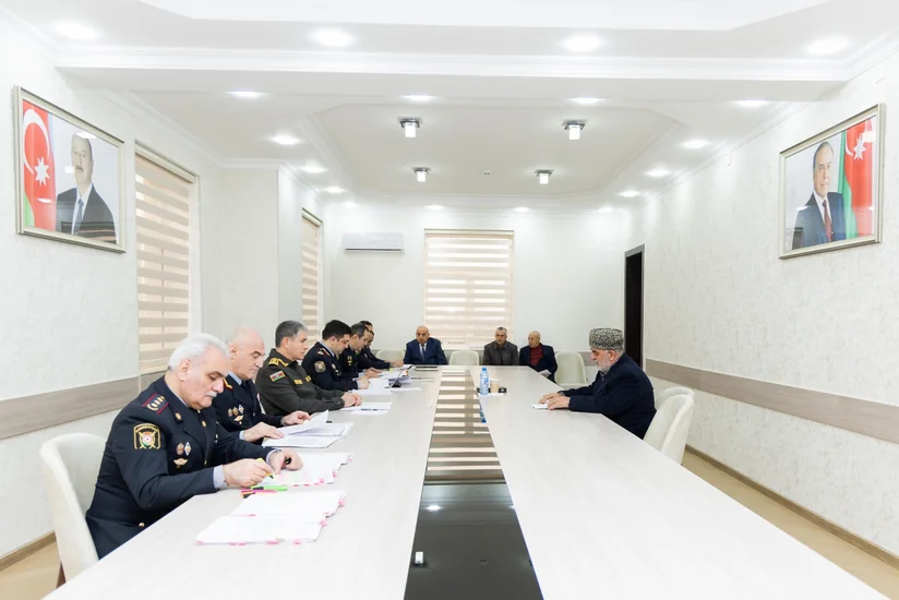Vilayət Eyvazov Qusarda vətəndaş qəbulu və sıra baxışı keçirib
