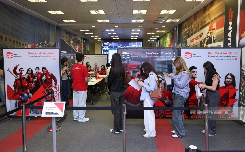 Bakıda keçiriləcək Formula 1 yarışı üçün bu günədək 7000-dən çox könüllü müsahibə mərhələsində iştirak edib