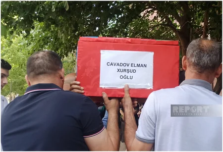 Sumqayıtda Birinci Qarabağ müharibəsinin şəhidi Elman Cavadov dəfn edilib - YENİLƏNİB