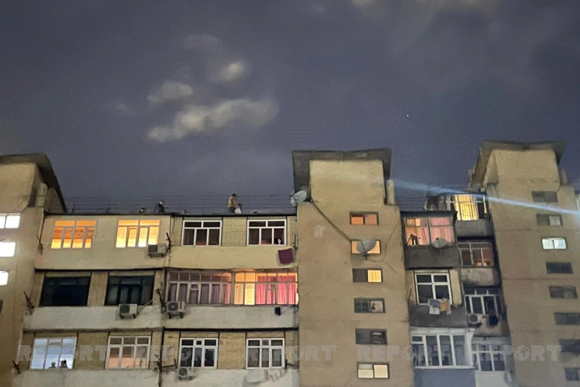 Bakıda intiharın qarşısı alındı - VİDEO