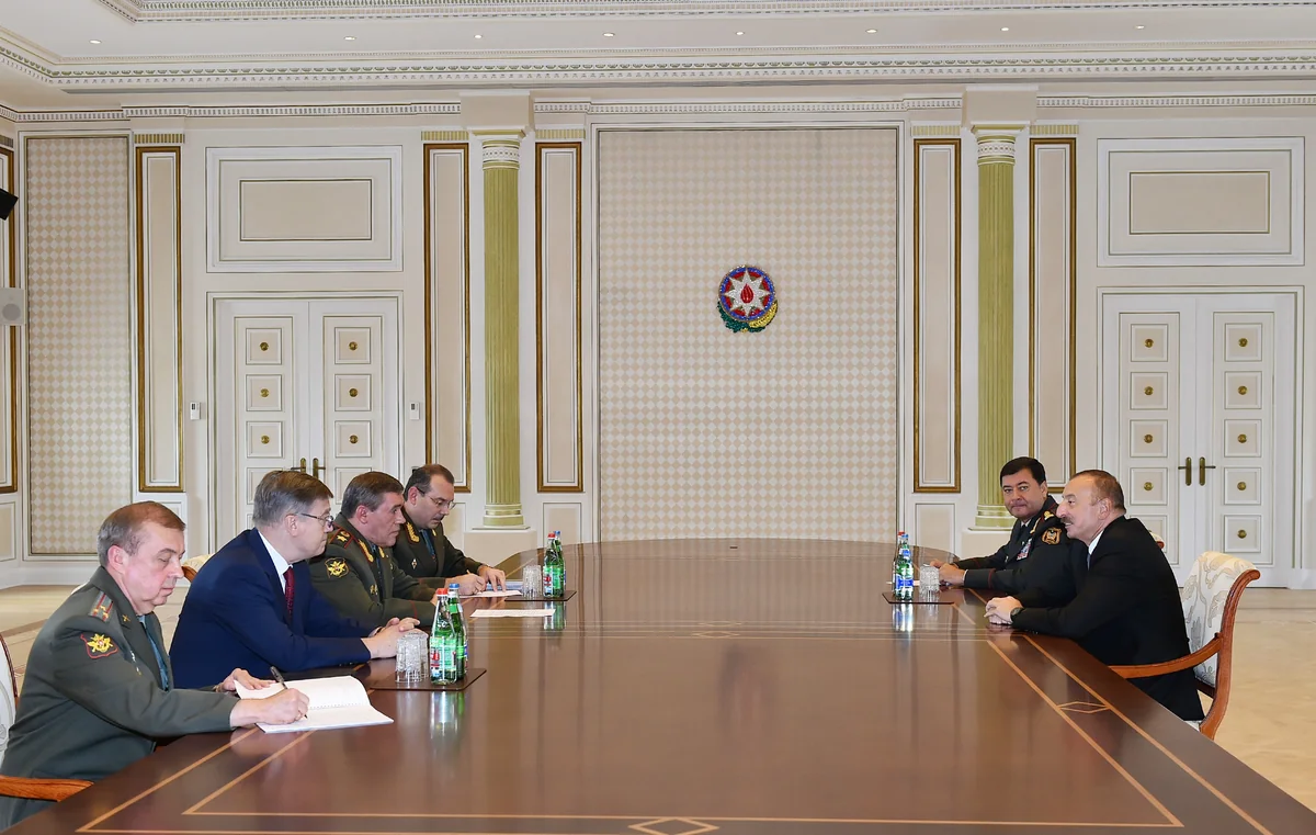 President Ilham Aliyev received Chief of General Staff of Russian Armed Forces