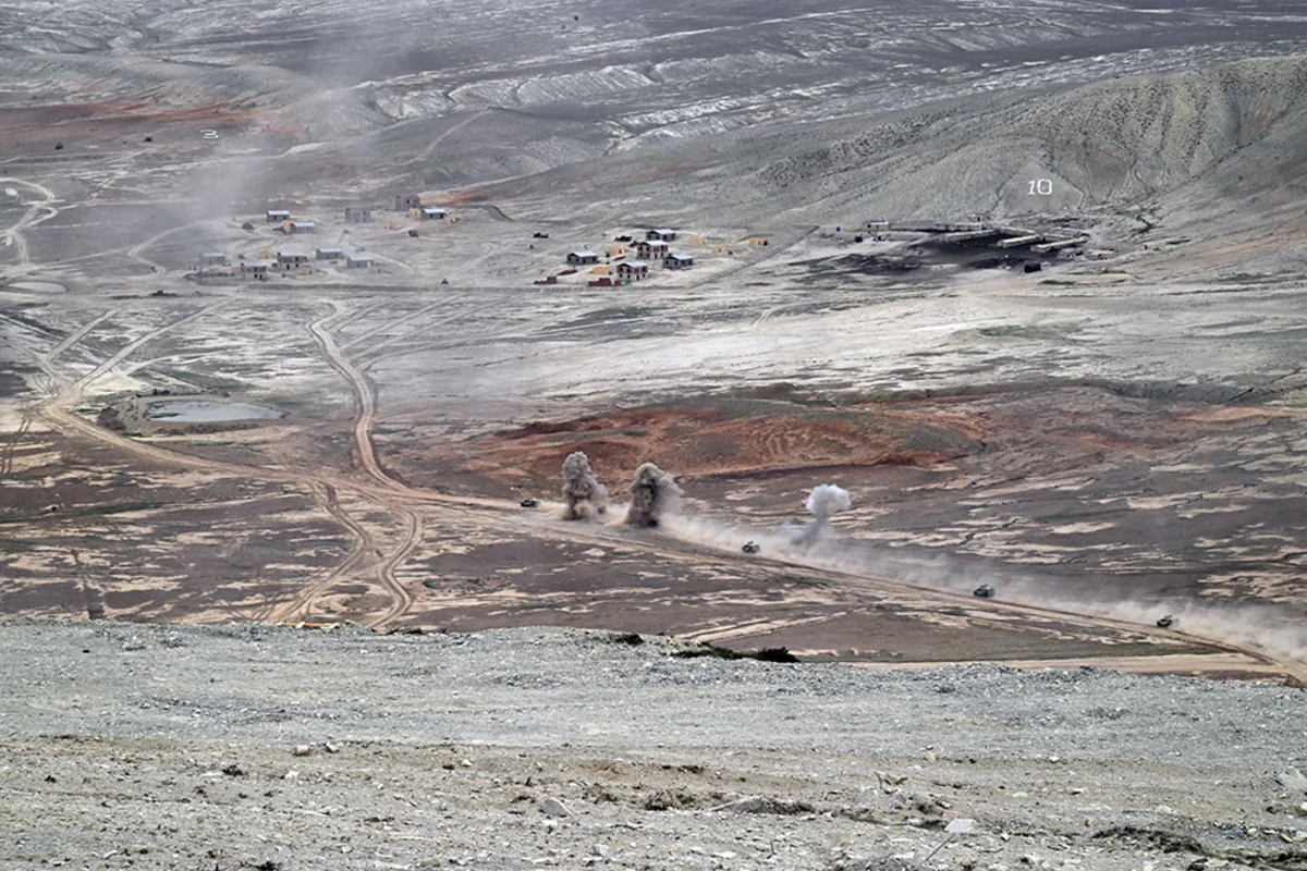 Azerbaijani Army conducts live-fire tactical exercise