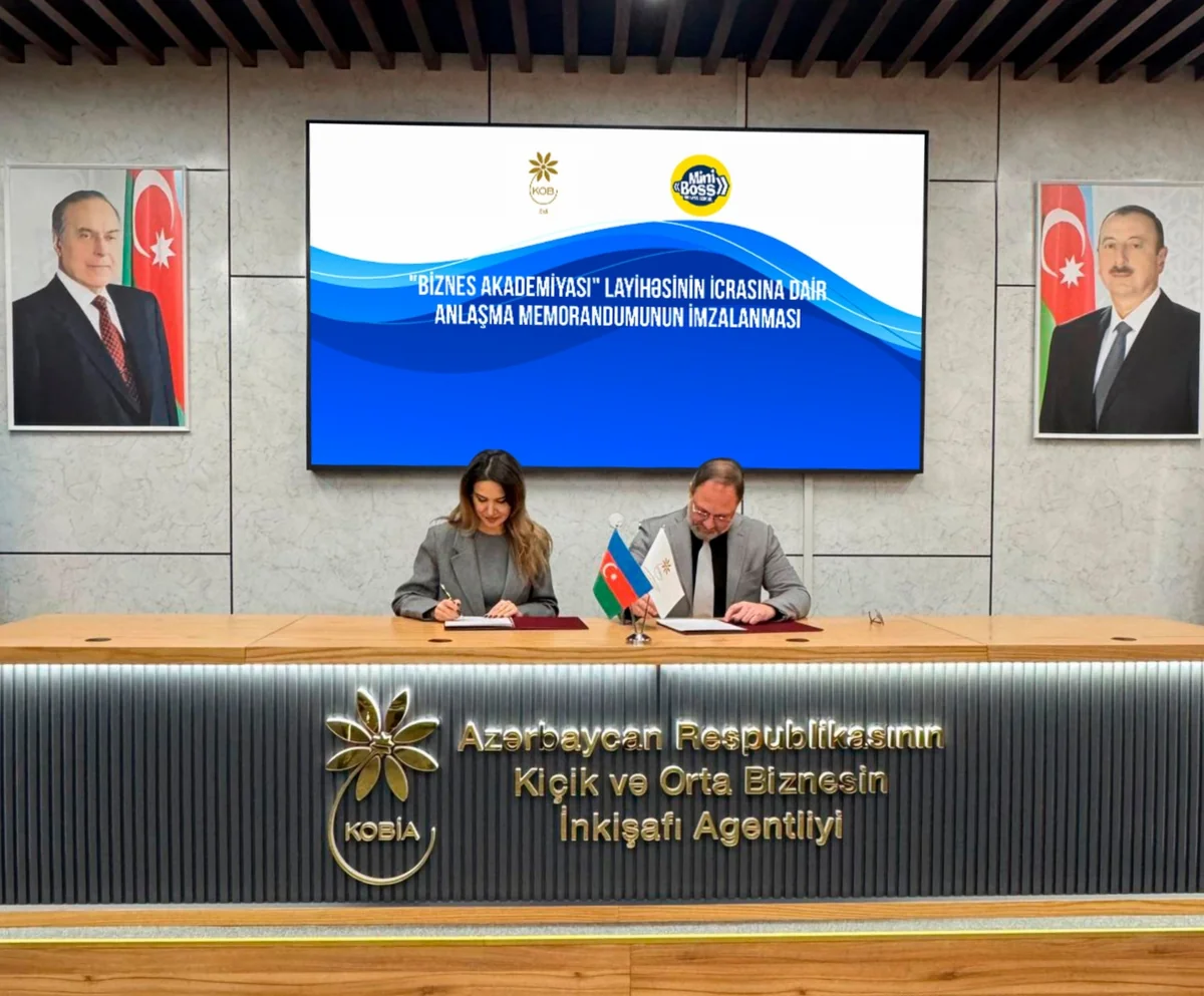 “Bakı KOB evi” və “Miniboss” arasında Anlaşma Memorandumu imzalanıb