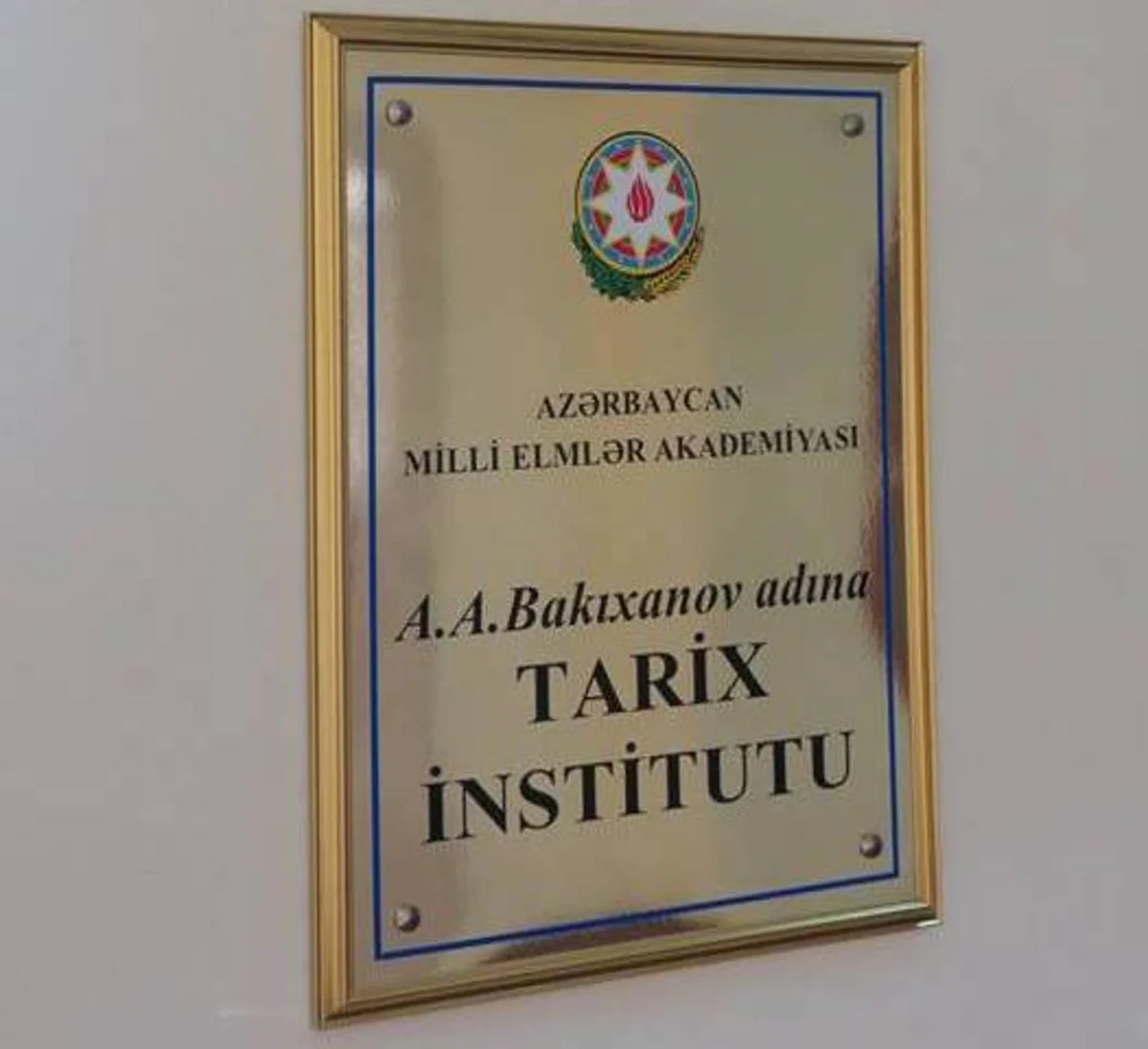 AMEA-nın Tarix İnstitutunda yeni şöbə yaradılıb