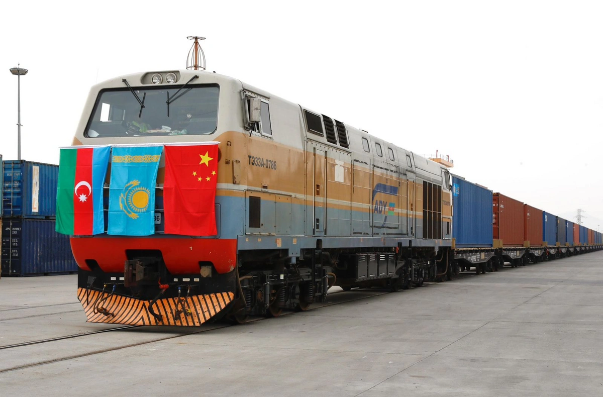 First Azerbaijan-China export train leaves Baku