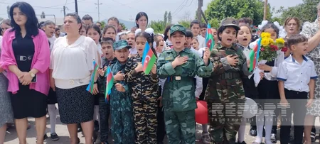 Şabranda şəhidlər bulağının açılışı olub