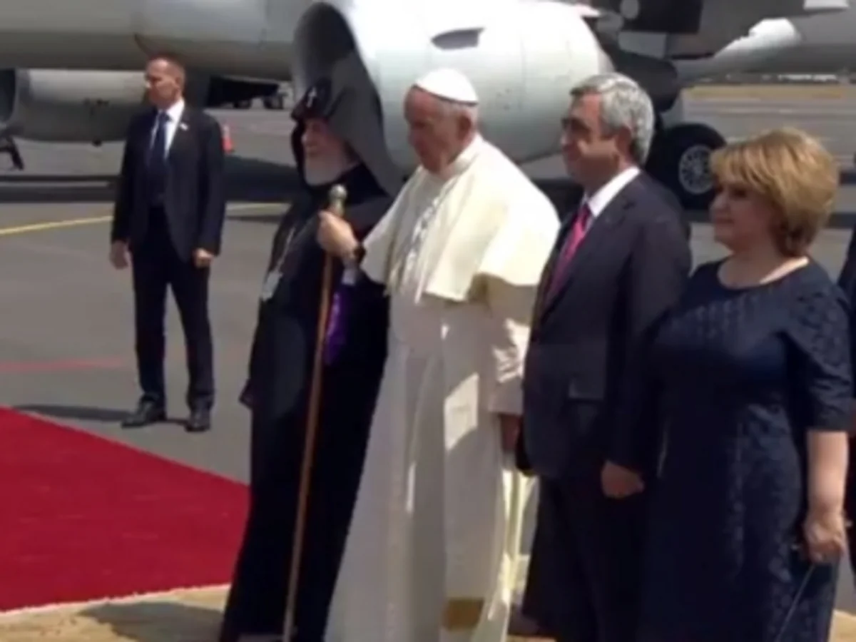 ​Roma Papası Ermənistanda səfərdədir