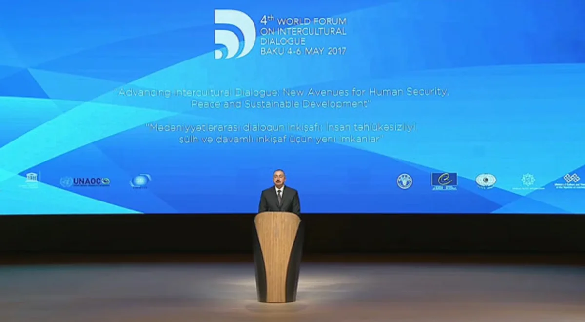 Official ceremony opens the 4th World Forum on Intercultural Dialogue in Baku