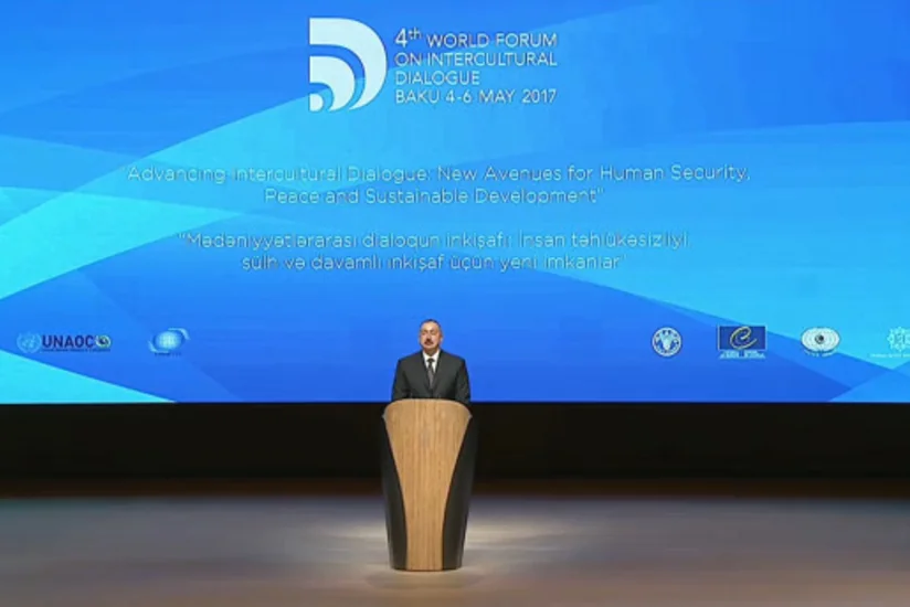 Bakıda IV Ümumdünya Mədəniyyətlərarası Dialoq Forumunun rəsmi açılış mərasimi başlayıb