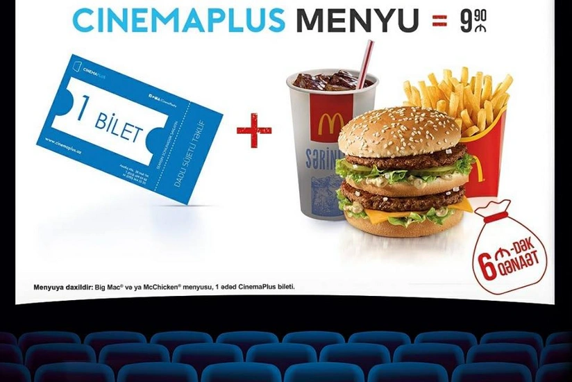 McDonald's Azerbaijan and CinemaPlus network launch a joint action