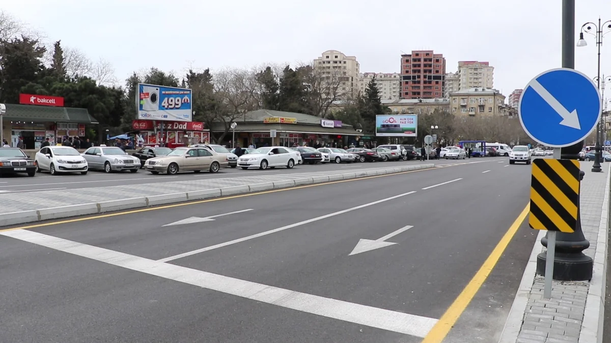 Təbriz küçəsinin bir hissəsində yenidənqurma işləri yekunlaşdırılıb - VİDEO
