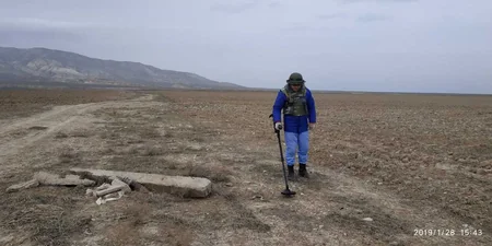 Xızıda top mərmisi tapılıb