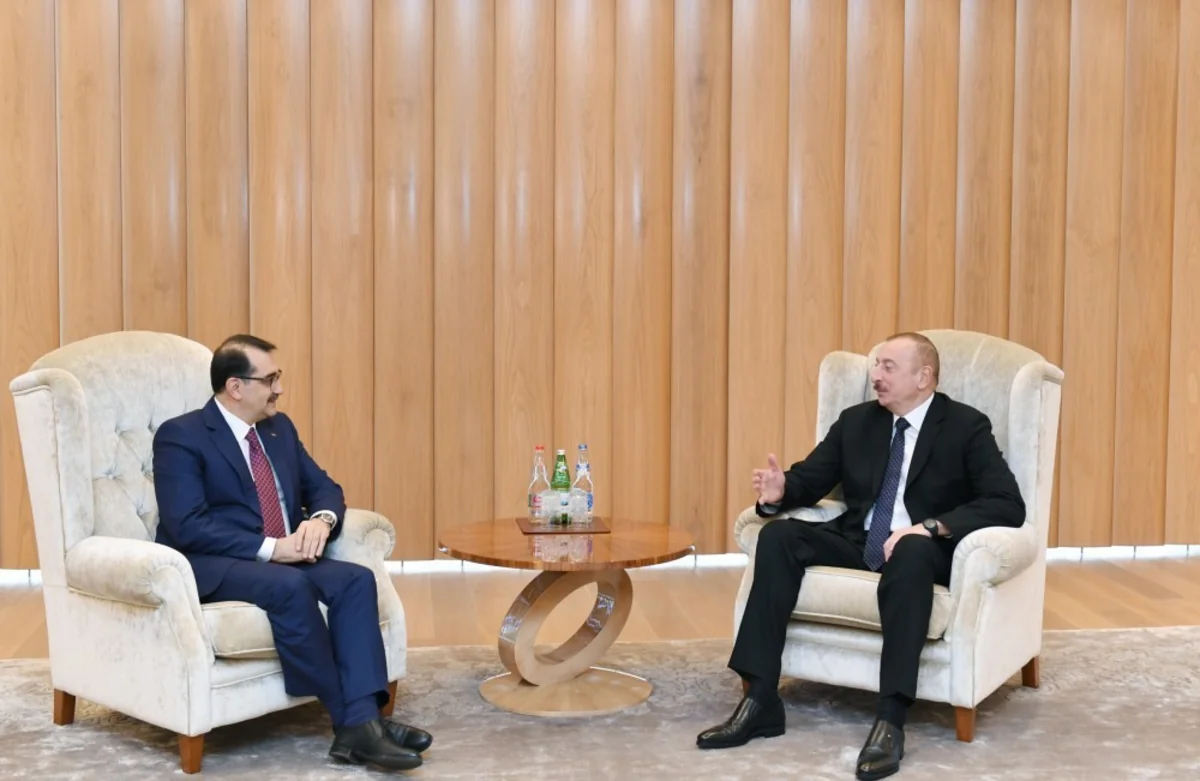 Ilham Aliyev meets with Turkish minister of energy and natural resources