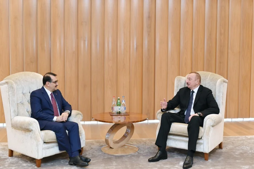Президент Ильхам Алиев принял министра энергетики и природных ресурсов Турции