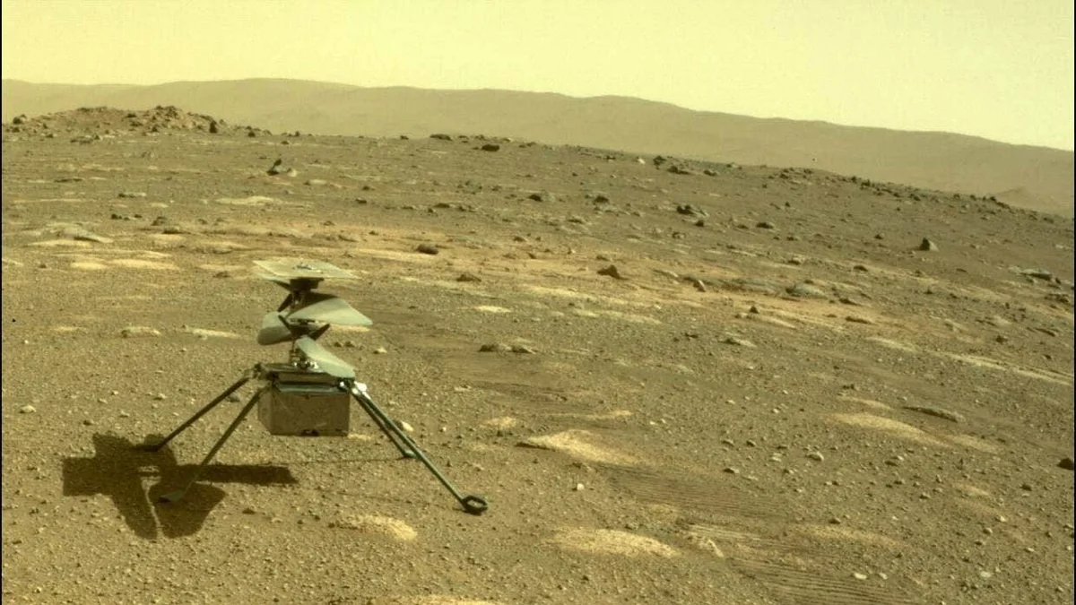 “Ingenuity” helikopteri Marsda yeni əraziyə ilk uçuş edib