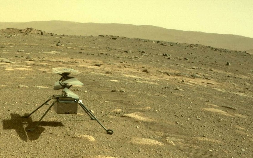 “Ingenuity” helikopteri Marsda yeni əraziyə ilk uçuş edib