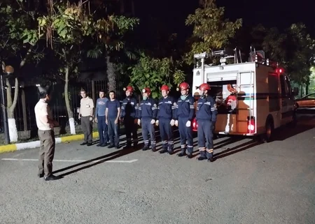 FHN-in Cənub Regional Mərkəzi praktiki gecə təlimi keçirib