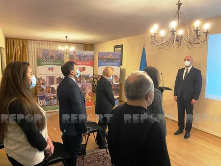 20 Yanvar şəhidlərinin xatirəsi Strasburqda anılıb