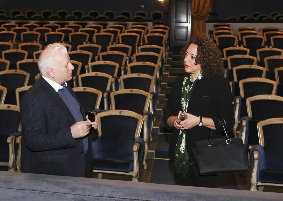 Şimali Kipr Türk Respublikasının təmsilçisi Musiqili Teatrda olub