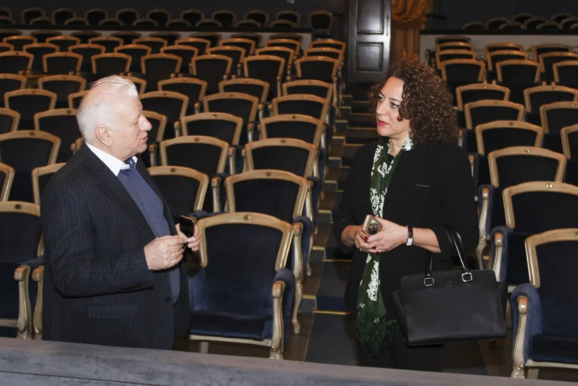 Şimali Kipr Türk Respublikasının təmsilçisi Musiqili Teatrda olub