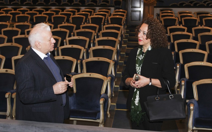 Şimali Kipr Türk Respublikasının təmsilçisi Musiqili Teatrda olub