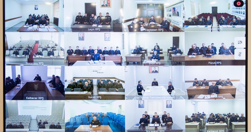 DİN-də əməliyyat müşavirəsi keçirilib, azad olunan ərazilərdə mövcud əməliyyat şəraiti təhlil edilib