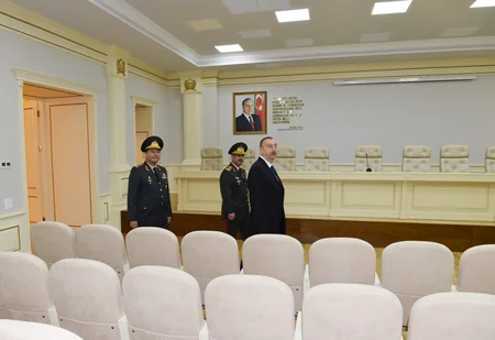 President Ilham Aliyev attended the opening of a new administrative building of General Staff of Armed Forces