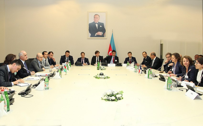 Azərbaycan iqtisadiyyat naziri “MEDEF İnternational” təşkilatının nümayəndələri ilə görüşüb