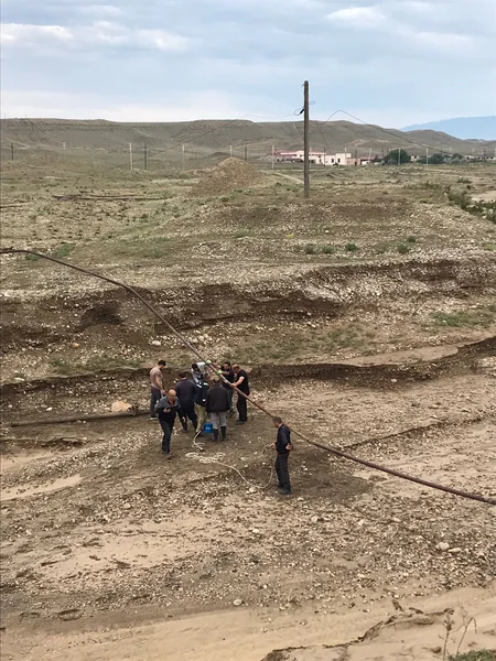 Goranboyda sel 20 evə, 200 hektar əkin sahəsinə zərər vurub