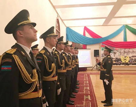 Silahlı Qüvvələrdə ən yaxşı tabor komandiri adı uğrunda yarışların qalibləri mükafatlandırılıb