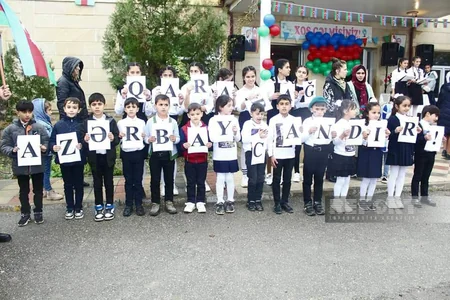 Sabirabadda şəhidlərin xatirəsinə həsr olunmuş abidənin açılışı olub