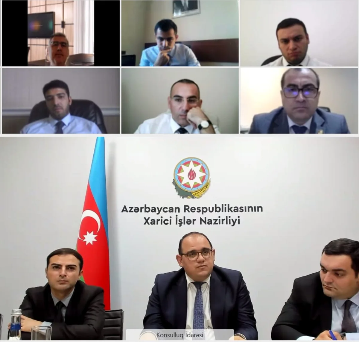 XİN-də konsulluq xidmətləri üzrə onlayn müşavirə keçirilib