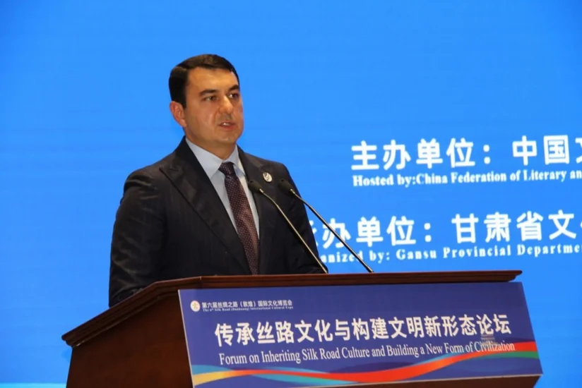 Azərbaycanın mədəniyyət naziri Çində keçirilən forumda çıxış edib