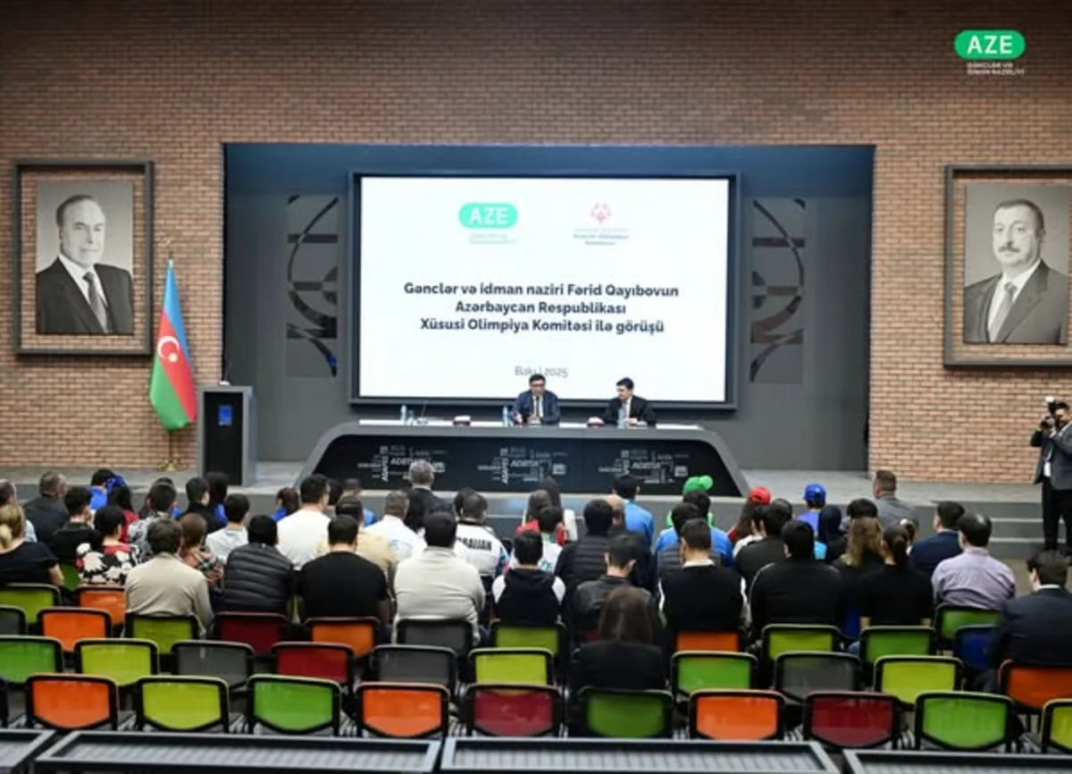 Fərid Qayıbov Xüsusi Olimpiya Komitəsinin nümayəndələri ilə görüşüb