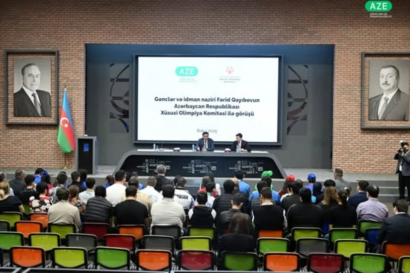 Fərid Qayıbov Xüsusi Olimpiya Komitəsinin nümayəndələri ilə görüşüb