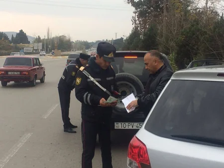 Şirvanda qanunları pozan sürücülərə qarşı reyd keçirilib