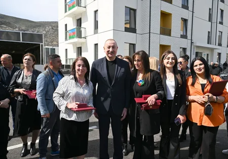 Suqovuşanda yaşayış kompleksi istifadəyə verilib - YENİLƏNİB